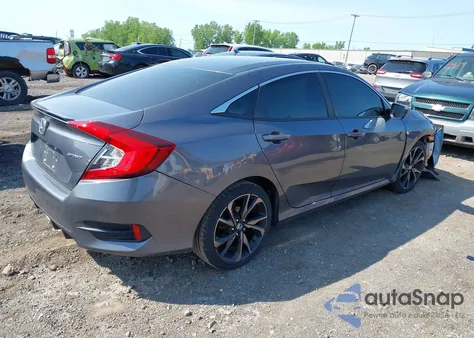2020 Honda Civic Sport из США, поврежденный, VIN 2HGFC2F8XLH576190